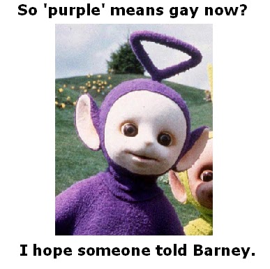 purple teletubby gay transsexual hooker
